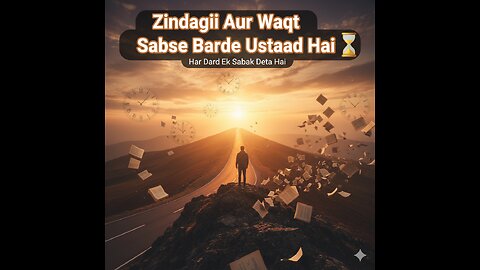 Zindagi Aur Waqt Sabse Bade Ustaad Hai 💭 | Life Changing Motivation | Real Life Lessons in Hindi"