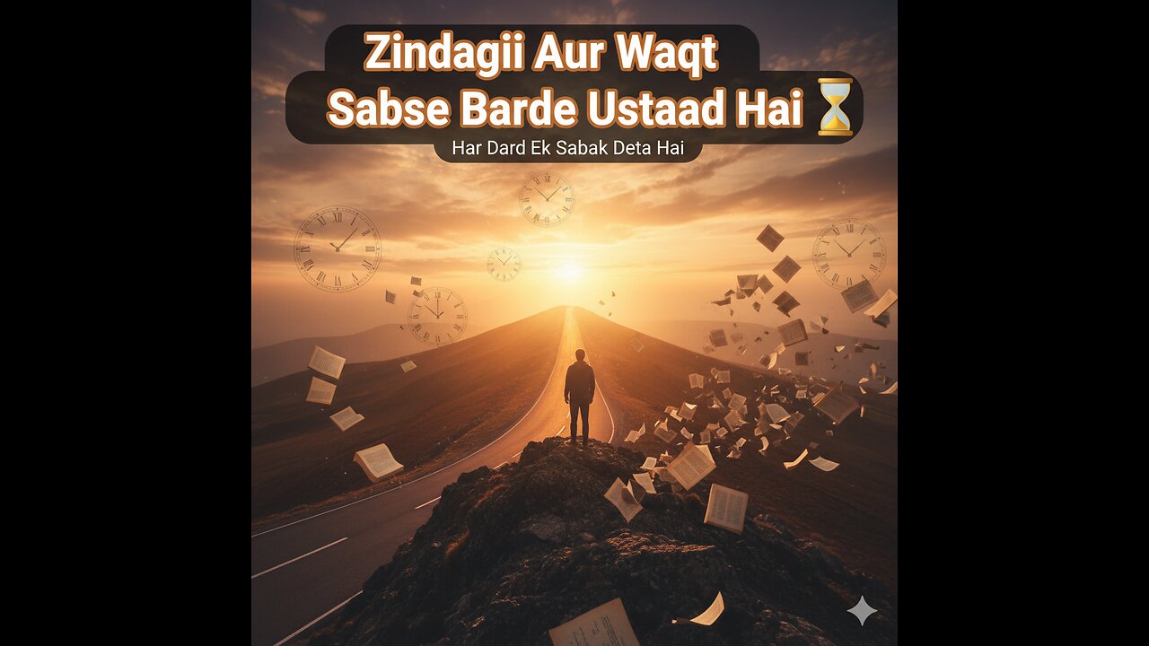 Zindagi Aur Waqt Sabse Bade Ustaad Hai 💭 | Life Changing Motivation | Real Life Lessons in Hindi"