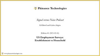 Signal versus noise - Episode 1 - Employment Surveys