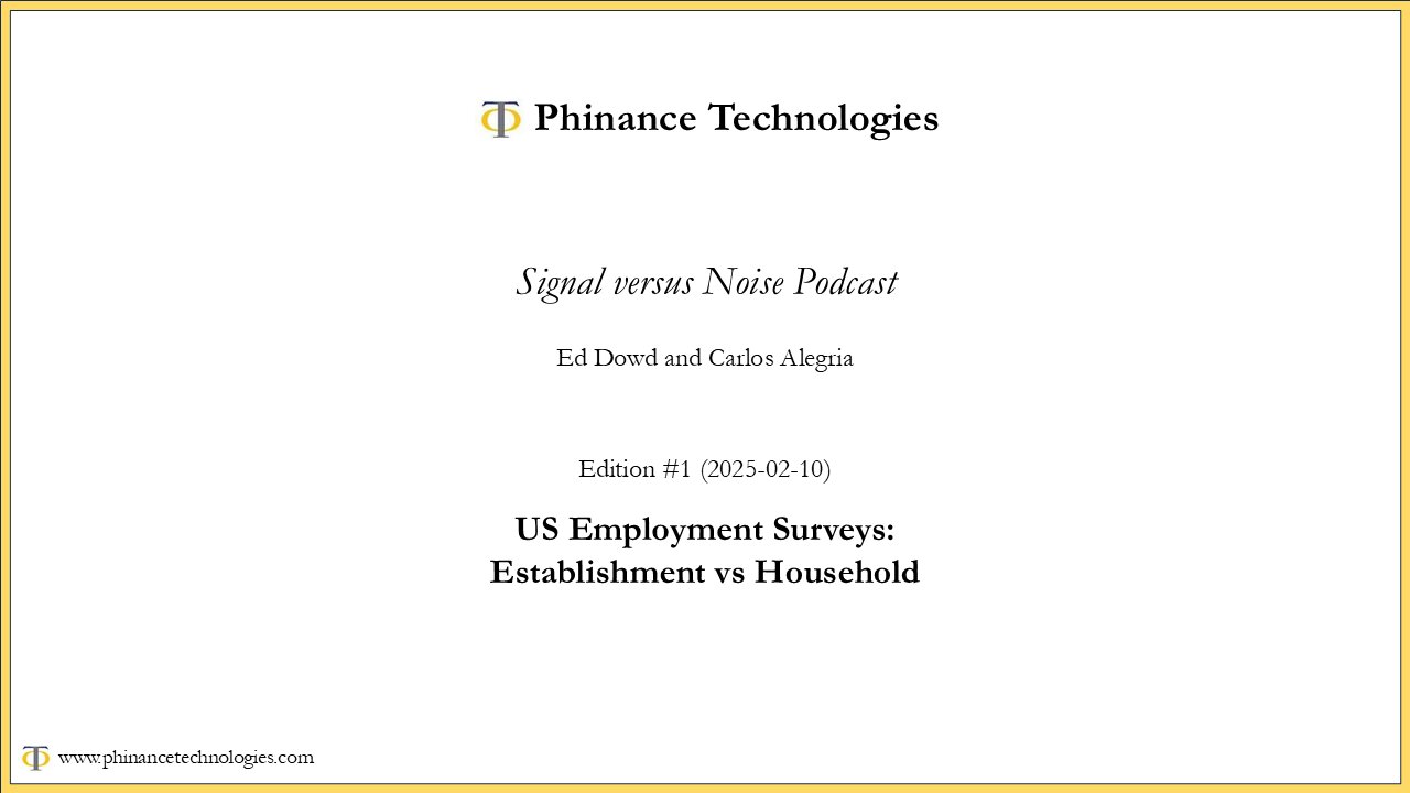 Signal versus noise - Episode 1 - Employment Surveys
