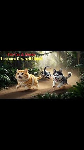 "😂 Fat Cat vs Husky | Funny Cat & Dog Animation 2025 🐱🐶"