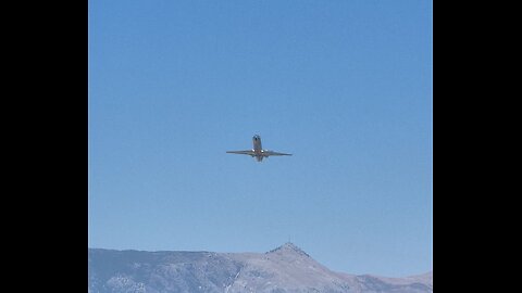 Small Private Jet Takes Off From Corfu International Airport 2024