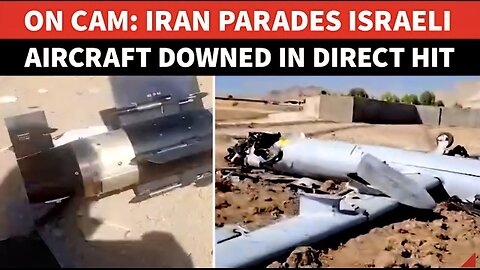 Iran Parades DOWNED Israeli Aircraft With Unexploded Bomb, Then Makes Huge F-35 Confession