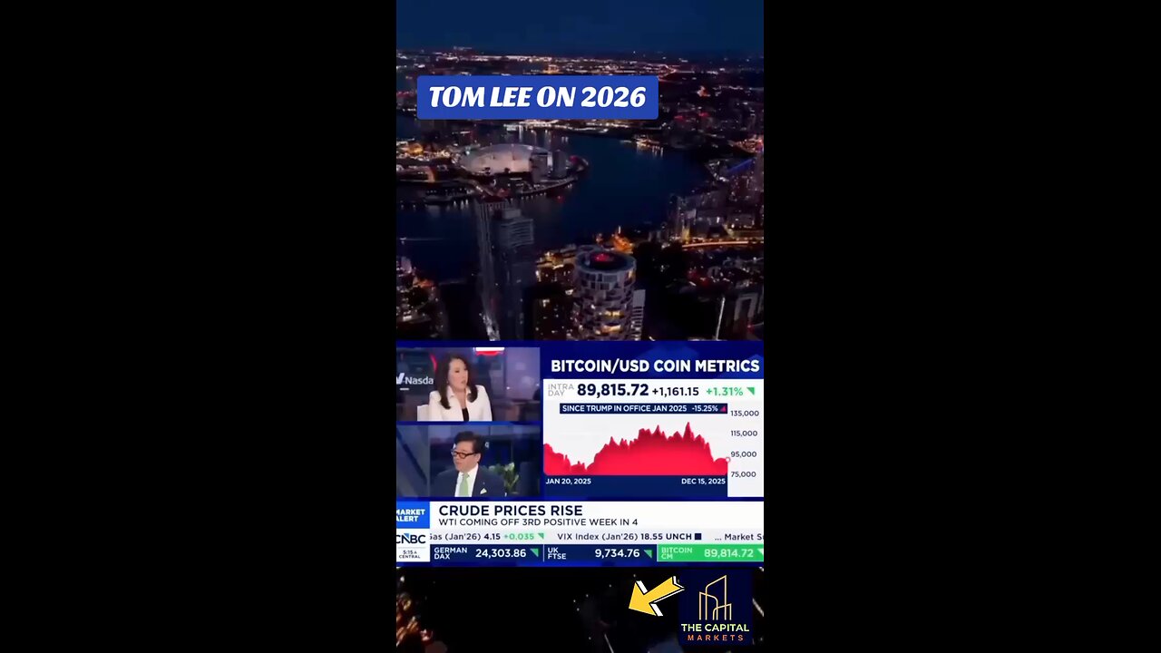 TOM LEE ON 2026 : AI CRYPTO CONVERGENCE