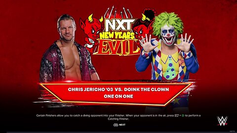 WWE 2k24 Chris Jericho vs Doink the Clown