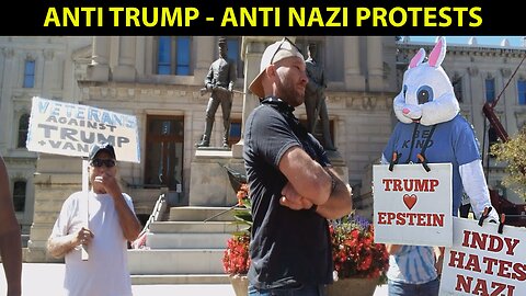Street Preaching Anti Trump Protest | Anti Nazi Protest | Labor Day | Indianapolis Indiana