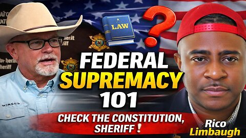 Jerry Sheridan of Maricopa County Pretends He Can Arrest ICE 😂 Federal Law Has Other Plans❗