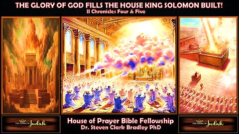THE GLORY OF GOD FILLS THE HOUSE KING SOLOMON BUILT