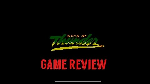 Days Of Thunder Game Review