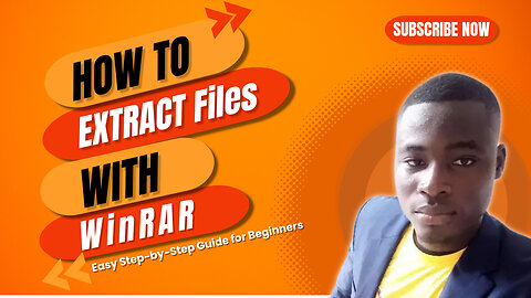 Learn how to extract any file using WinRAR