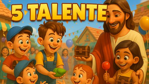 Afrikaanse Bybel lied vir kinders | 5 Talente | Lyric Lambs