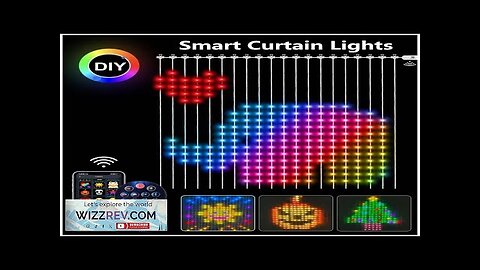 Smart LED Curtain Lights DIY RGB Fairy Garland 3M 400LEDs String Lights Review