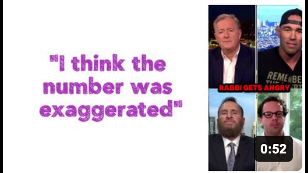 "I think the number was exaggerated"