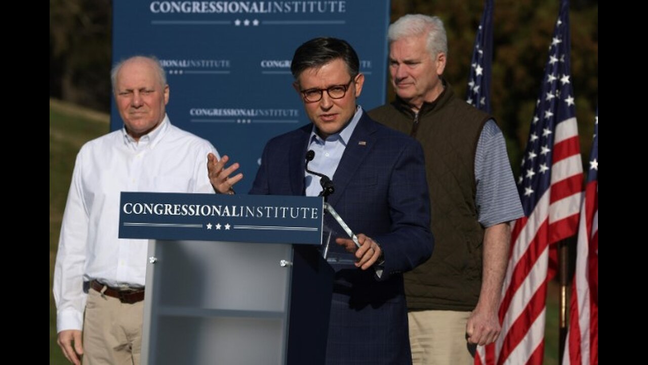 Speaker Johnson Tells Republicans to Stick Together