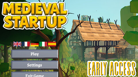 My First Look at Medieval Startup - A Solo Dev Game