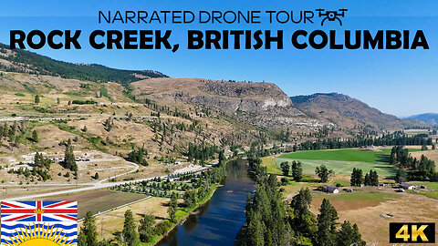 🌲 Rock Creek, British Columbia 🏞️ 4K Drone