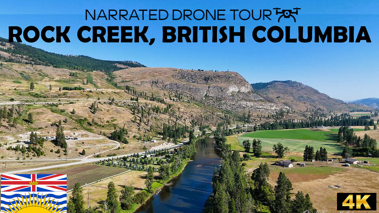 🌲 Rock Creek, British Columbia 🏞️ 4K Drone
