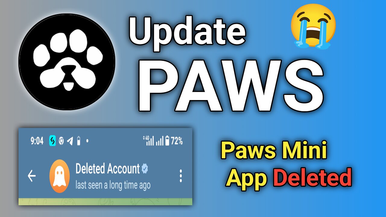 Paws Mini Bot Deleted 😠| Ab Kia Karein | Paws Update Today | SM NIZ
