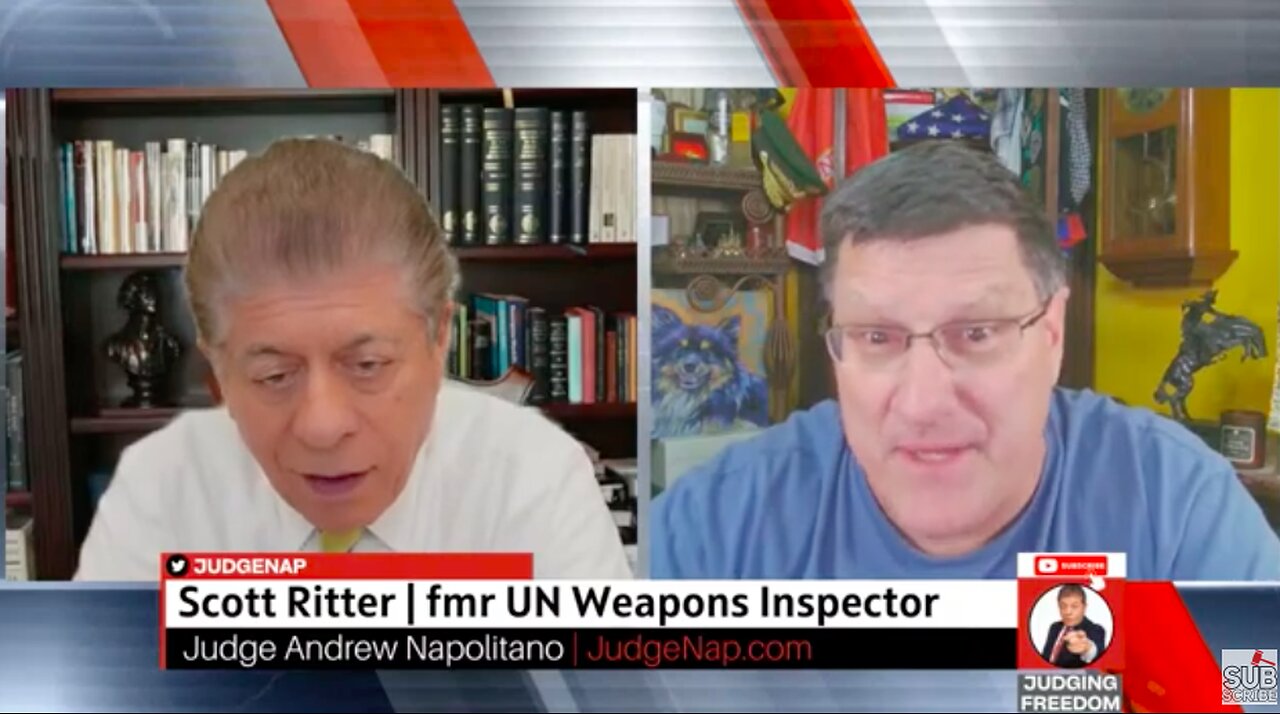 Judge Napolitano & Scott Ritter : GAZA - ISRAEL, UKRAINE and DEATH