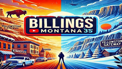 ❄️ Winter Billings: A Snowy City and the Road to Salem 🛣️🌨️