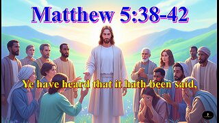 Matthew 5:38-42, "An eye for an eye"