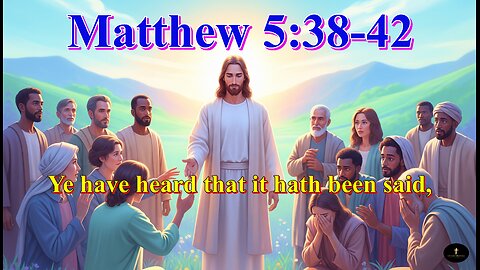 Matthew 5:38-42, "An eye for an eye"
