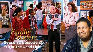 Family Matters | Season 2 Episode 20 | "Fight The Good Fight" | TV Show Reaction
