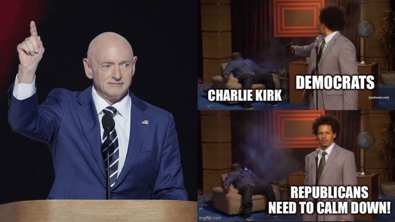 Dem Mark Kelly Uses Charlie Kirk's Assassination To Attack Trump's Response To His Sedition Video