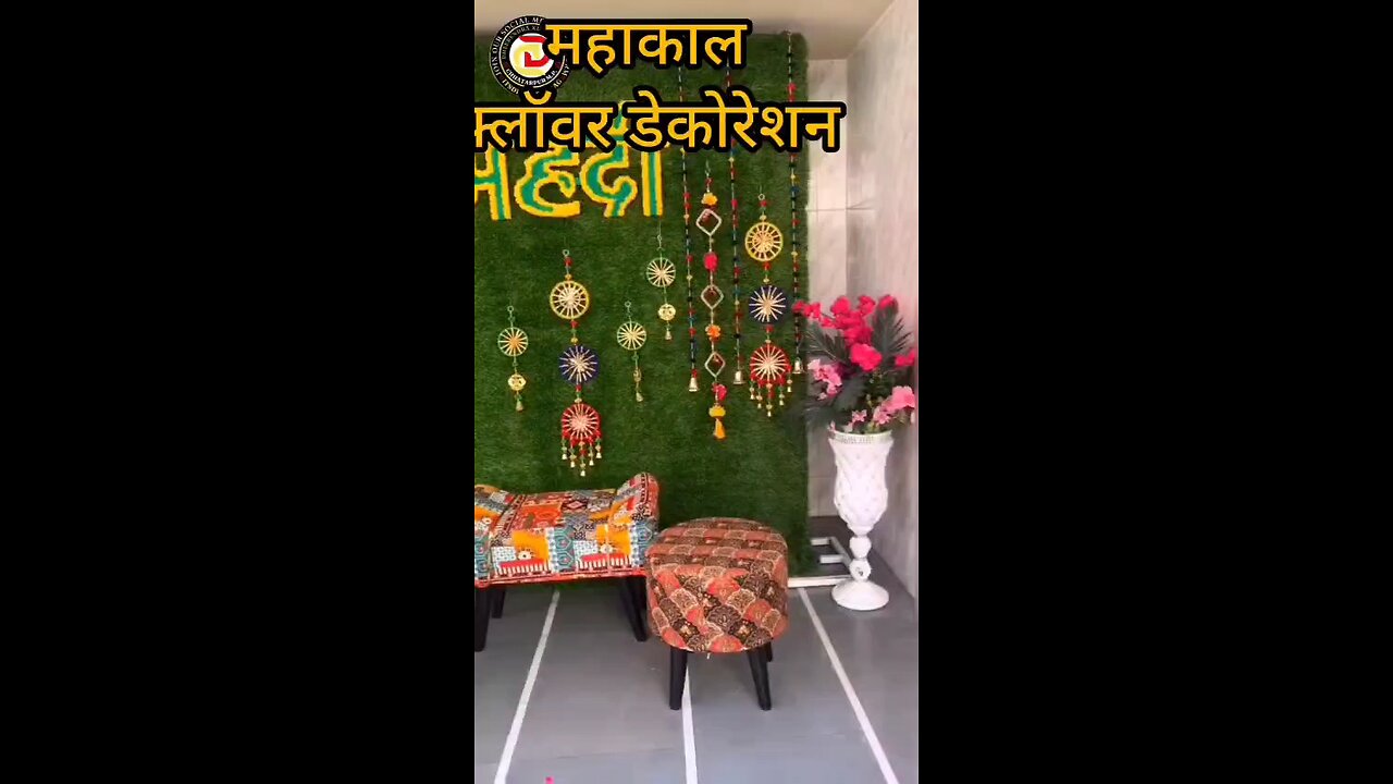 🌸💚 **“Mehndi Flower Decoration – रंगों और खुशबुओं