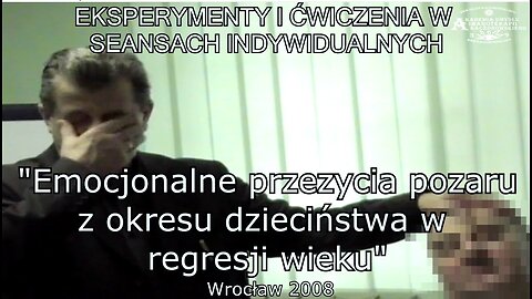 REGRESJA WIEKU- PRZEZYCIA POŻARU Z DZIECIŃSTWA