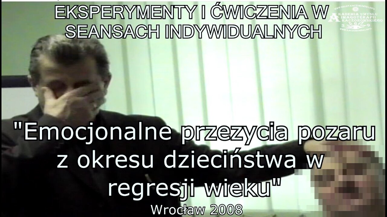 REGRESJA WIEKU- PRZEZYCIA POŻARU Z DZIECIŃSTWA