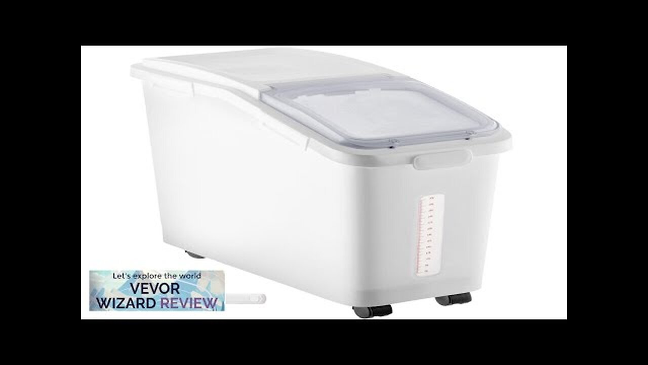 VEVOR Ingredient Storage Bin 11.4 Gallon Capacity Shelf Ingredient Bin 280 Cup Review