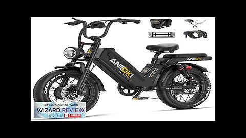 ANIIOKI Electric Bikes for AdultsPeak 2600/3500W Dual Motor/1800W52V 60Ah Battery Long Review