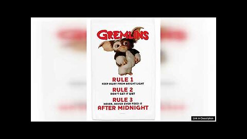 Gremlins: Tea Towel: Gizmo Rules Review