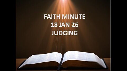 FAITH MINUTE - JUDGING - 011826