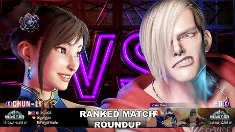 Kuya Kalbo SF6 Ranked Roundup. Chun Li Master Rank [Hori Fight Stick]