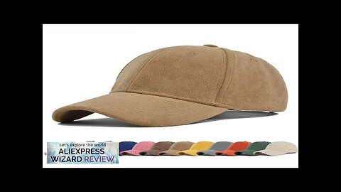 Fashion Suede Baseball Caps For Men Women Autumn Winter Solid Retro Snapback Review