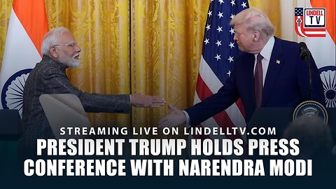 President Trump Hosts Press Conference With India's PM at the White House