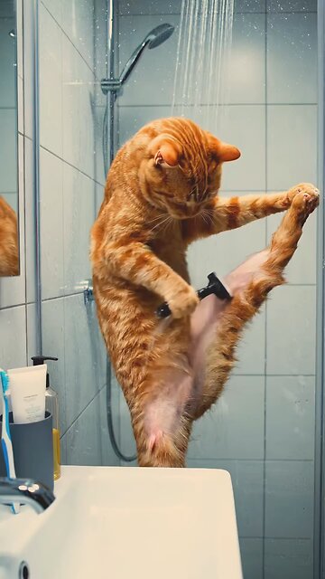 love my cat he is always clean