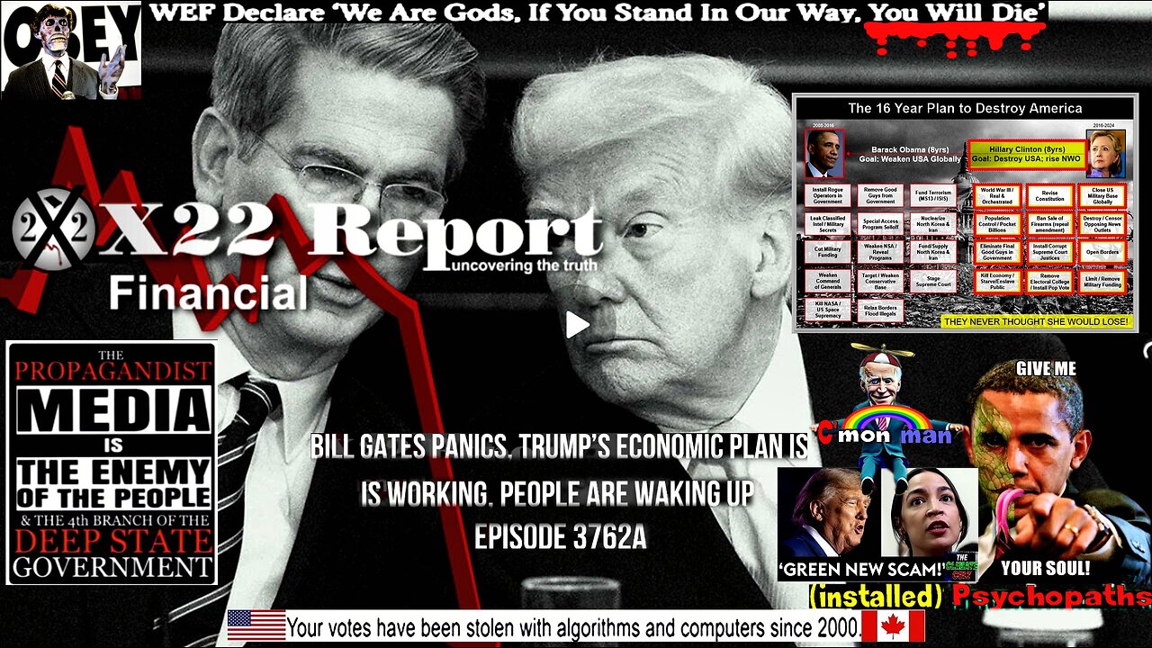Ep 3762a - Bill Gates Panics, Trump’s Economic Plan Is Working, People Are Waking Up