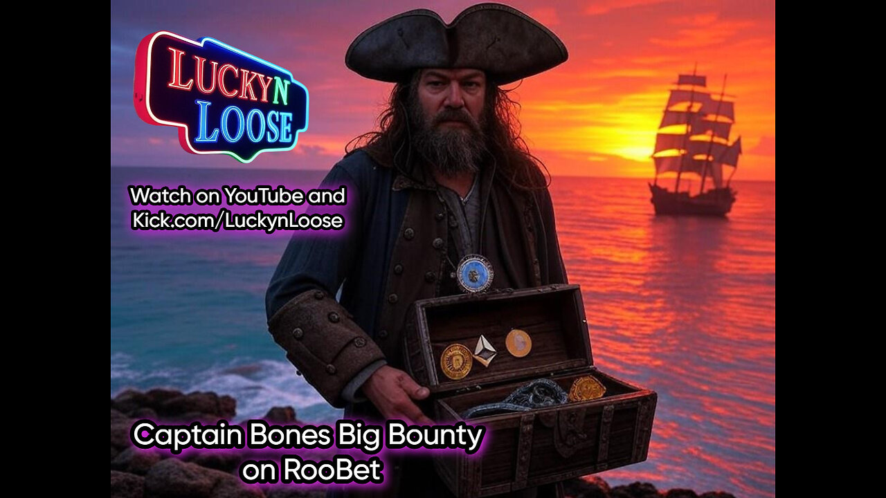 Captain Bones Big Bounty - Games Global on RooBet #LuckynLoose