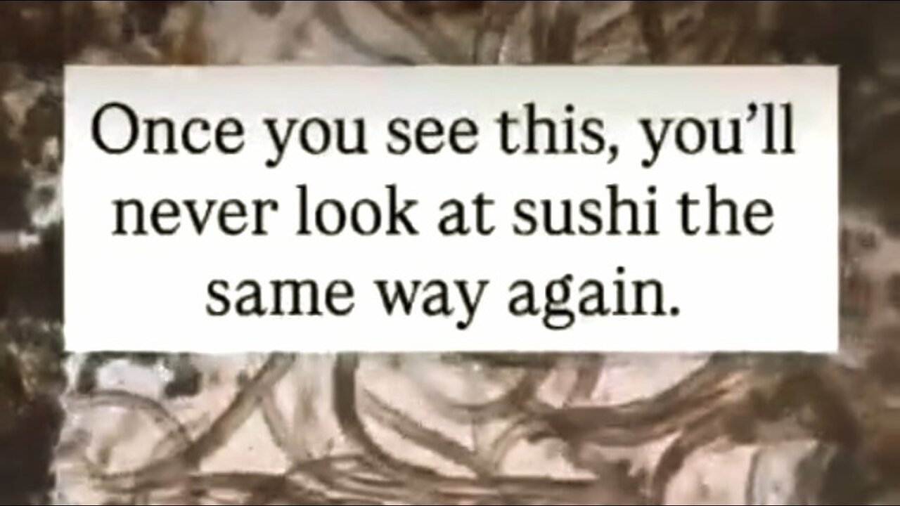 Never eating Sushi again. Parasites inside Sushi 🍣