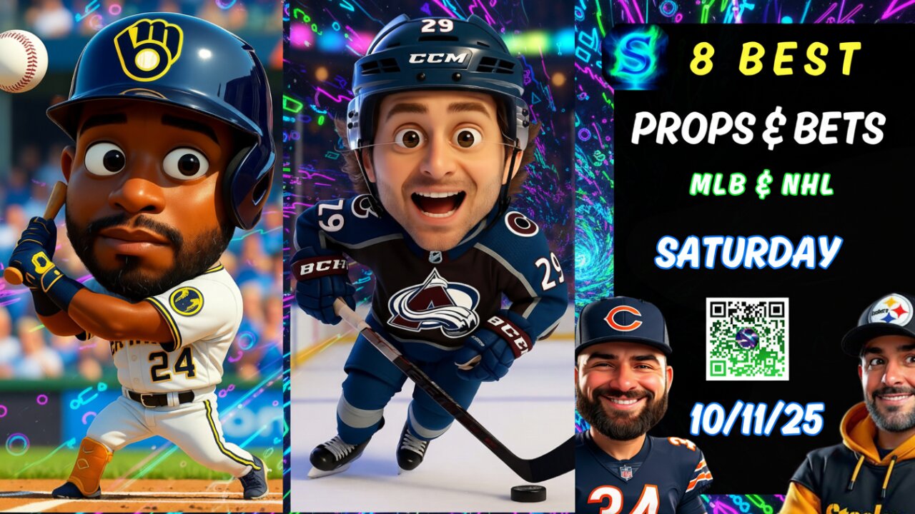 🔥8 BEST MLB CUBS vs BREWERS Player Props | NHL FREE PICKS | PRIZEPICKS TODAY | SATURDAY 10/11/25