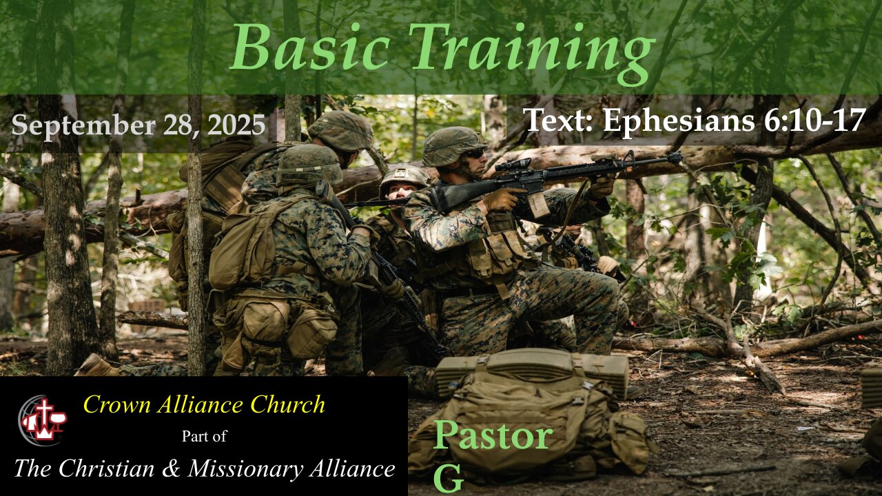 📖 Basic Training | Ephesians 6:10–17 | Pastor Greg Wolters | LIVE