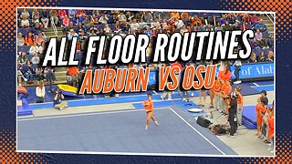 All Floor Routines | Auburn Gymnastics vs. Oregon State