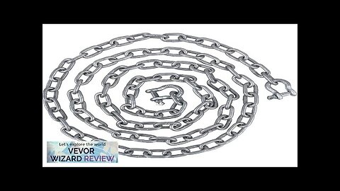 VEVOR Anchor Chain 10' x 5/16" Galvanized Steel Chain 3/8" Anchor Chain Review