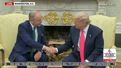 WATCH: President Trump Holds a Meeting with the Taoiseach of Ireland - 3/12/25