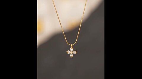 Gold plated necklace