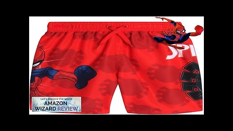 Marvel Avengers Boys’ Swim Trunks – Spider-Man Captain America Swimsuit – UPF Review