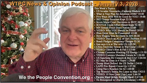 We the People Convention Weekly News & Opinion 1-3-26